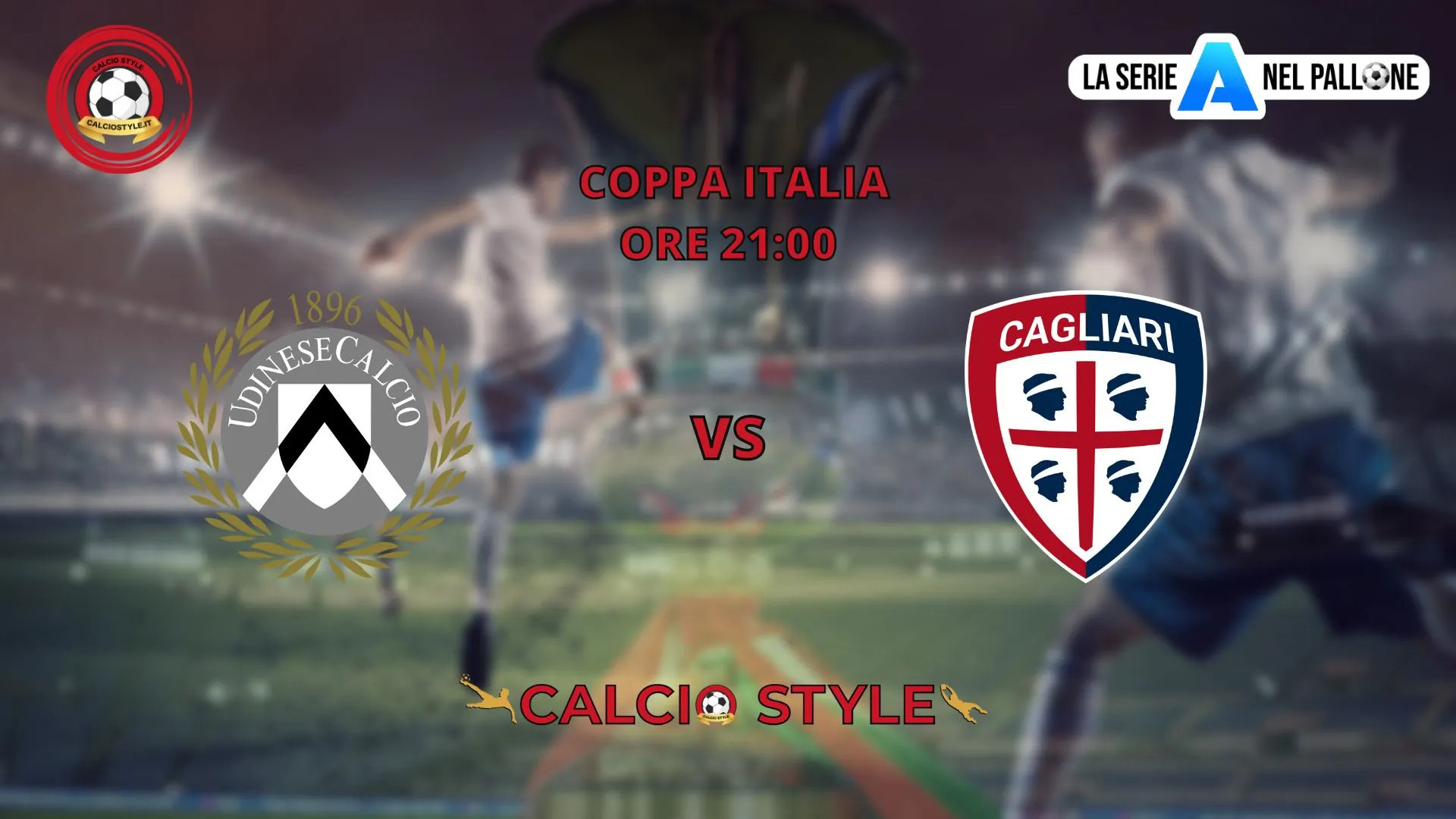 Udinese - Cagliari: le formazioni ufficiali