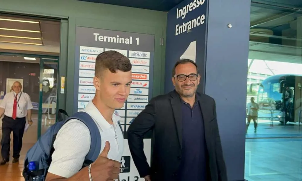 Roma, Samuel Dahl è a Fiumicino