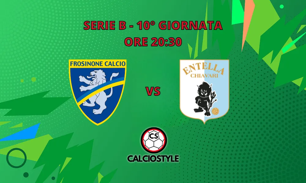 Frosinone-Entella: probabili formazioni e dove vederla