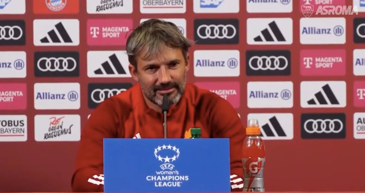 Roma-Bayern: Spugna "Coraggio è la parola più importante"