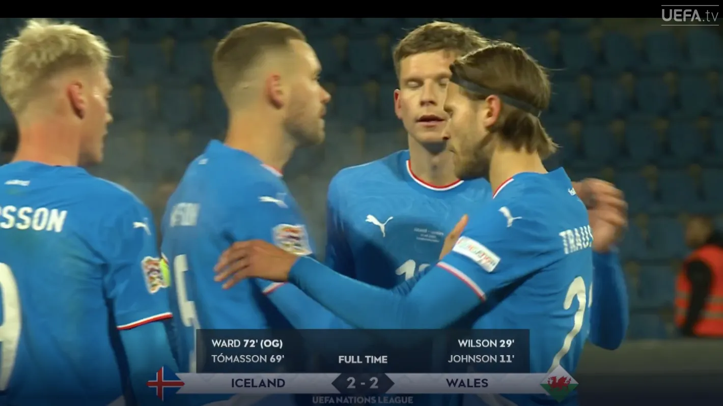 Islanda-Galles Nations League