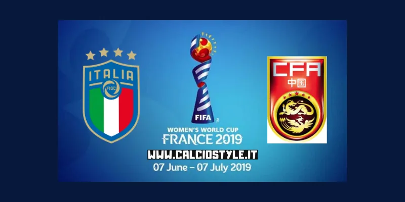 Mondiale femminile, Italia-Cina le probabili formaizoni e dove vederla