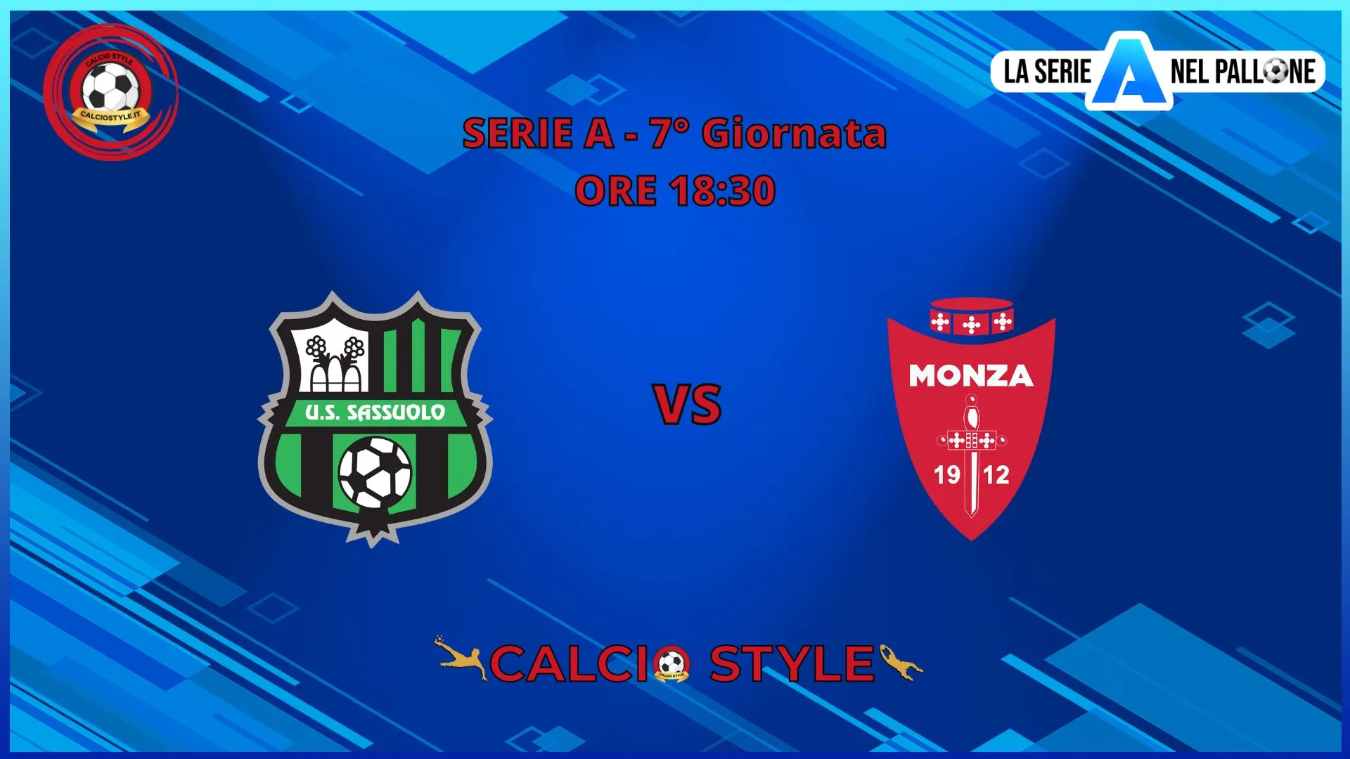 Sassuolo - Monza: le formazioni ufficiali