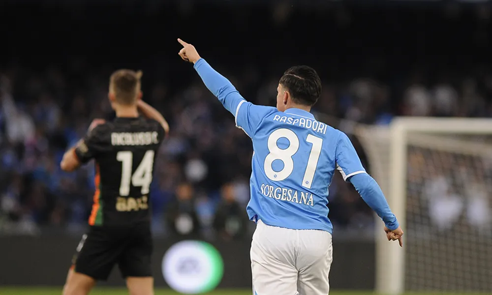 Napoli-Genoa, Raspadori: "Mancano 2 finali, è tutto nelle nostre mani"