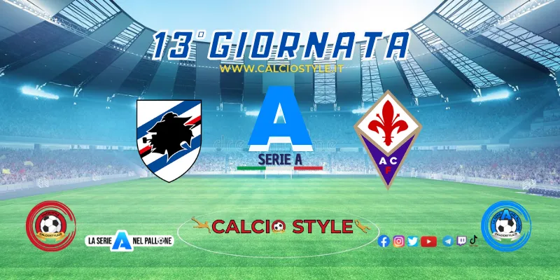 Sampdoria-Fiorentina: probabili formazioni e dove vederla