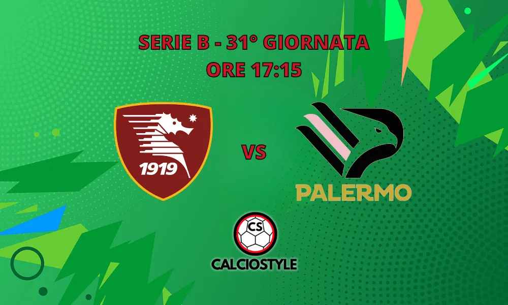 Salernitana-Palermo: probabili formazioni e dove vederla