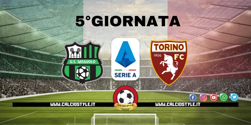 Sassuolo-Torino: probabili formazioni e dove vederla