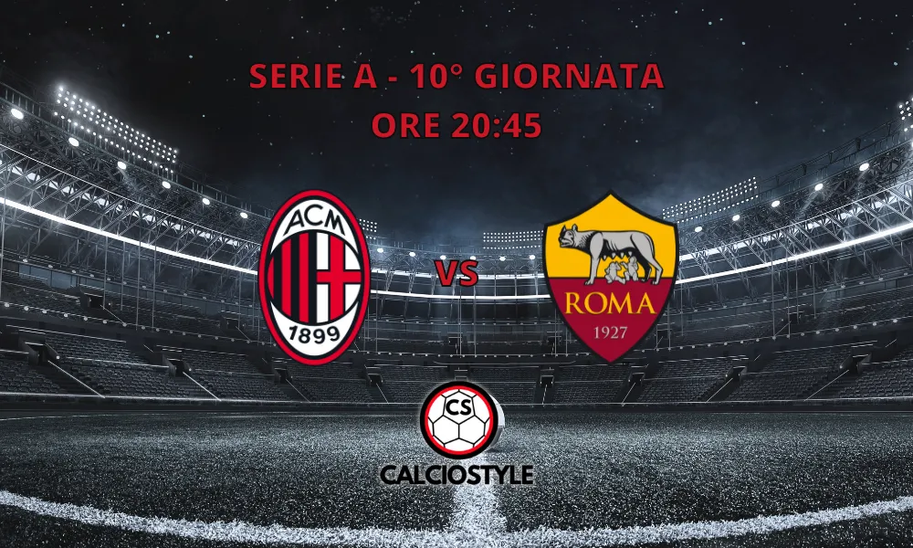 Milan-Roma: probabili formazioni e dove vederla