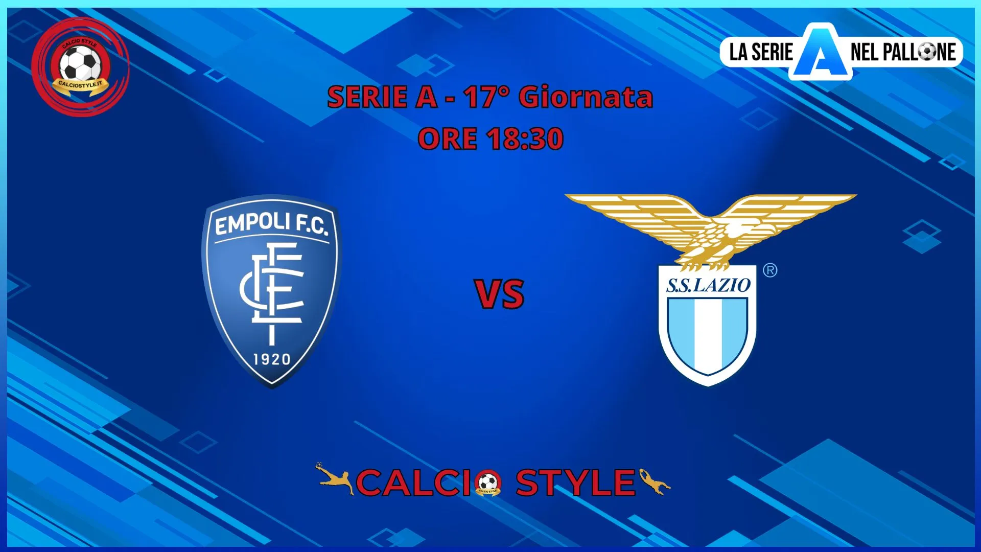 Empoli - Lazio: probabili formazioni e dove vederla