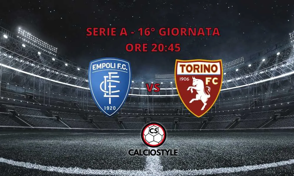 Empoli-Torino, le ultimissime sulle formazioni