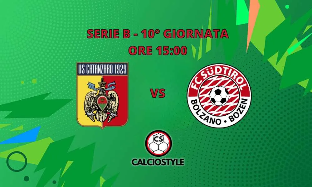 Catanzaro-Sudtirol, probabili formazioni e dove vederla