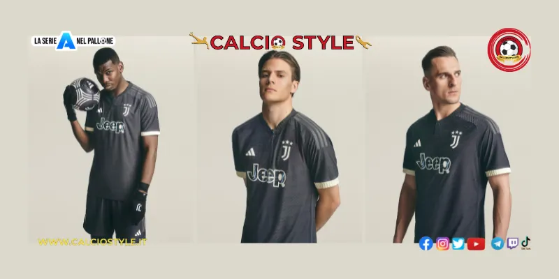 Juventus. presentata la terza maglia 2023-24