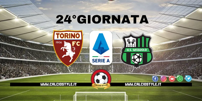 Torino-Sassuolo: probabili formazioni e dove vederla
