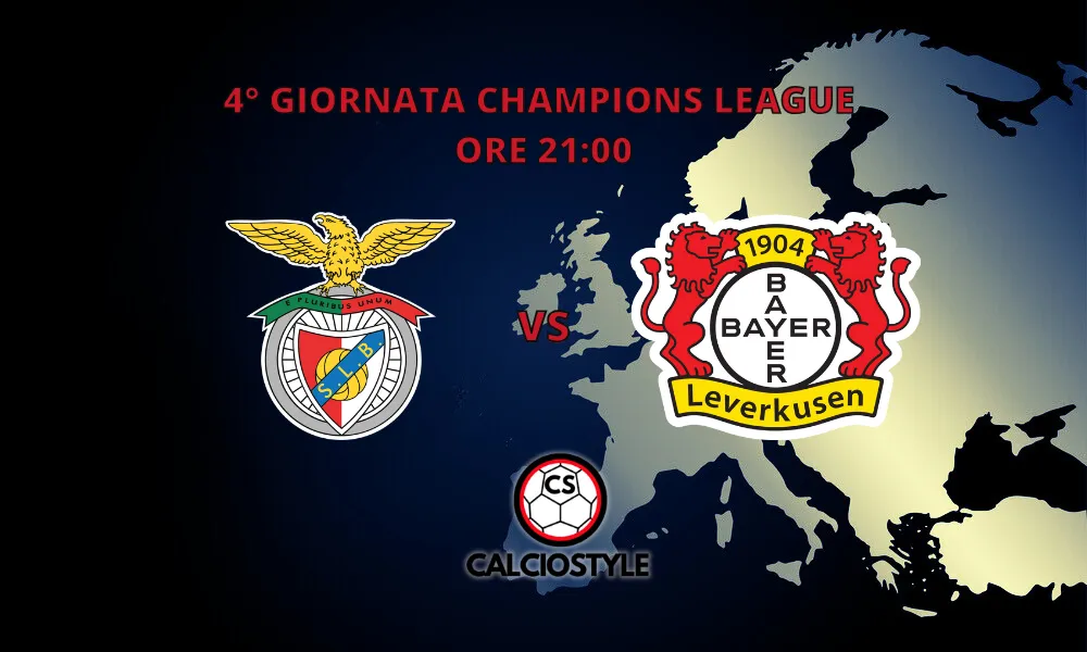 Benfica-Bayer Leverkusen: probabili formazioni e dove vederla