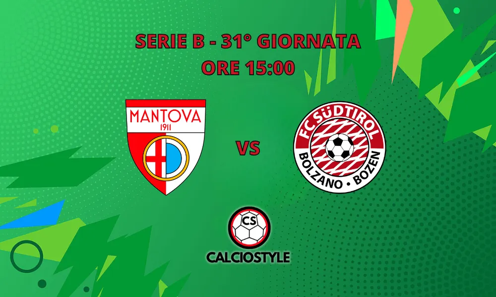 Mantova-Sudtirol, probabili formazioni e dove vederla