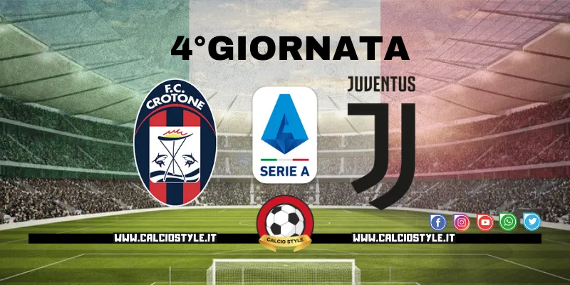 Crotone-Juventus: probabili formazioni e dove vederla
