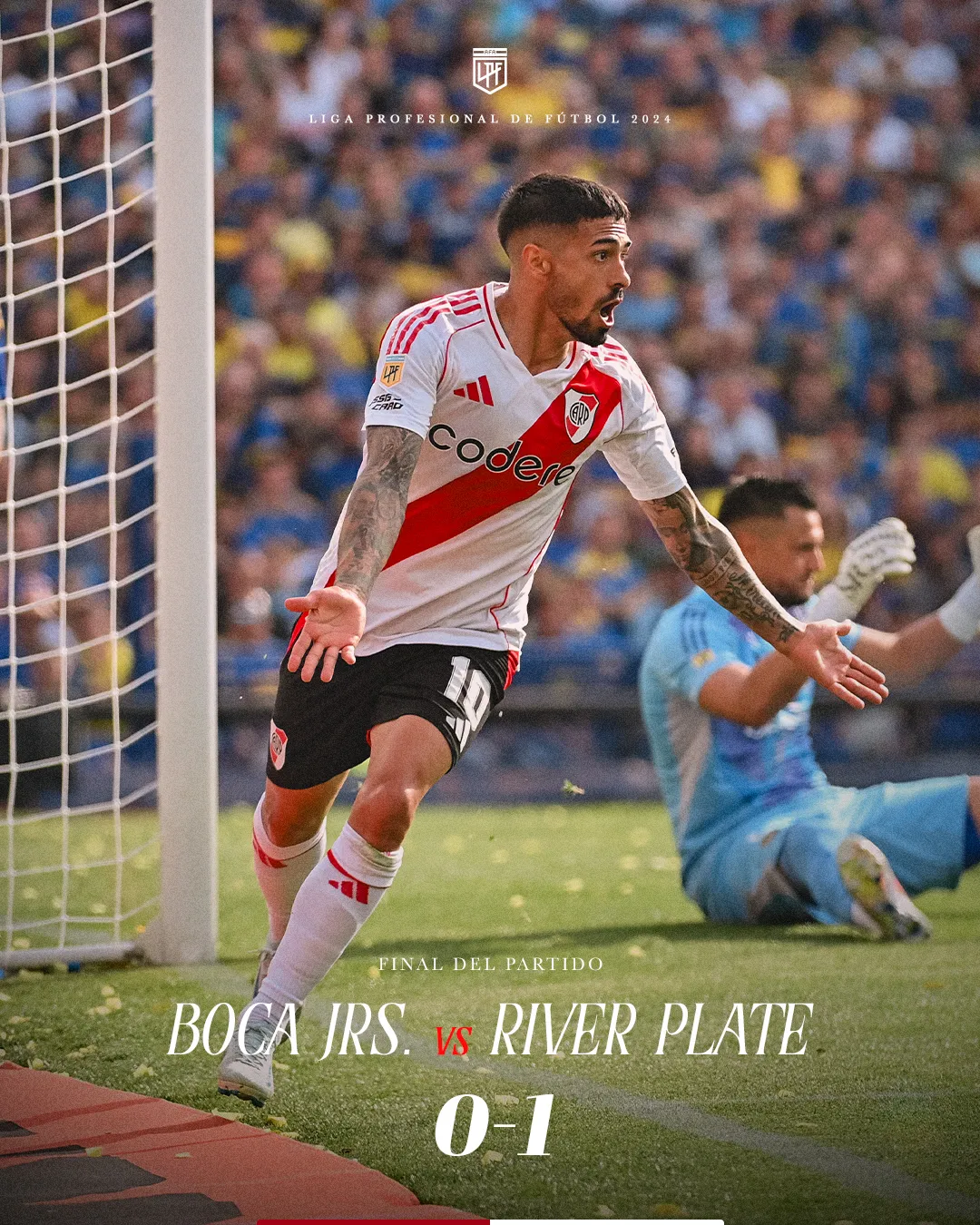 Argentina, il River sbanca la Bombonera: decide Lanzini