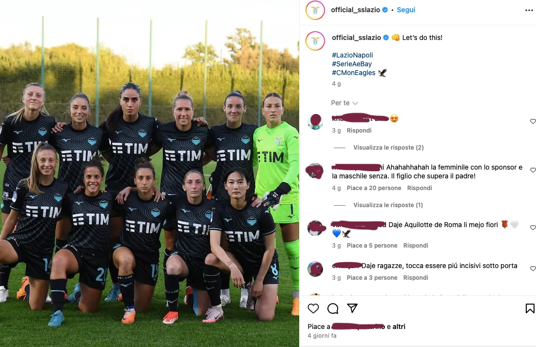 Lazio Women e Tima