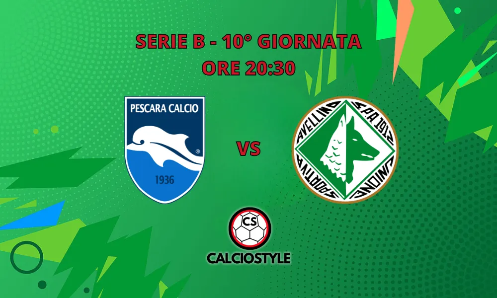 Pescara-Avellino: probabili formazioni e dove vederla