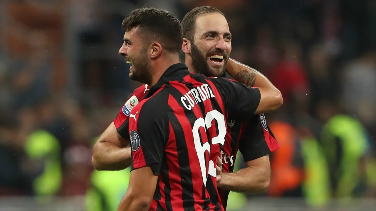 Higuain e Cutrone come Sheva e Inzaghi, il futuro del Milan è a due punte