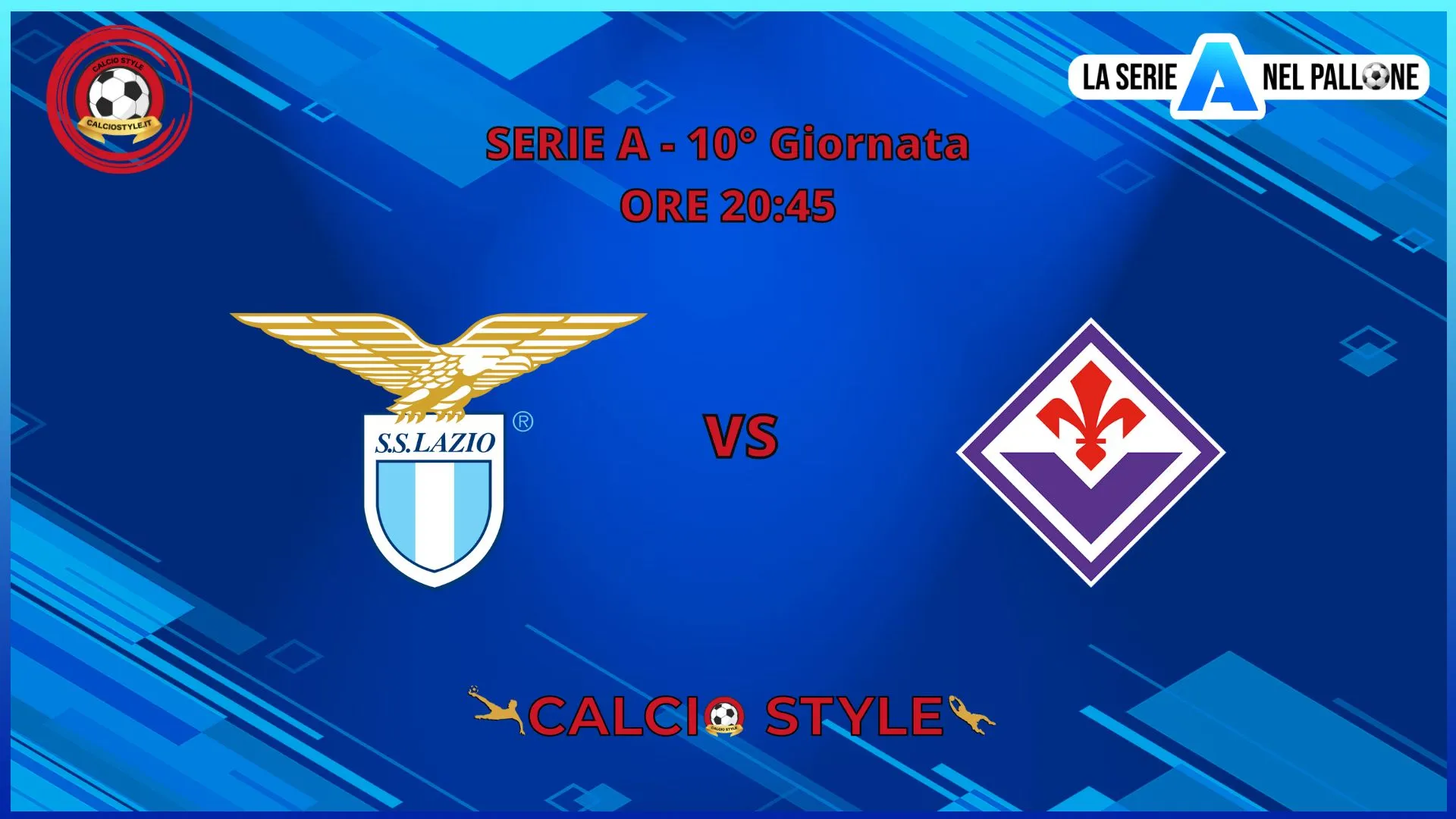 Lazio - Fiorentina: probabili formazioni e dove vederla