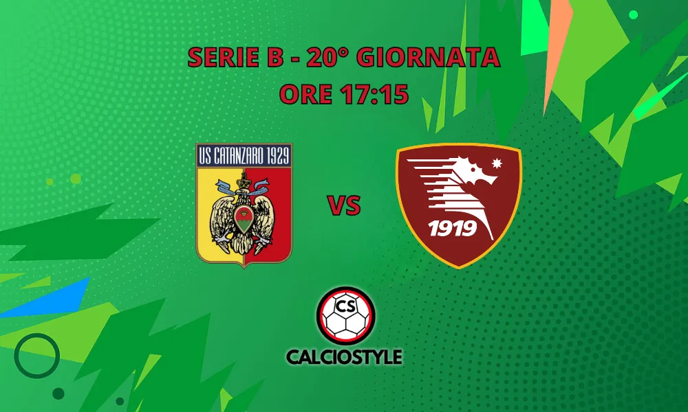 Catanzaro-Salernitana, probabili formazioni e dove vederla