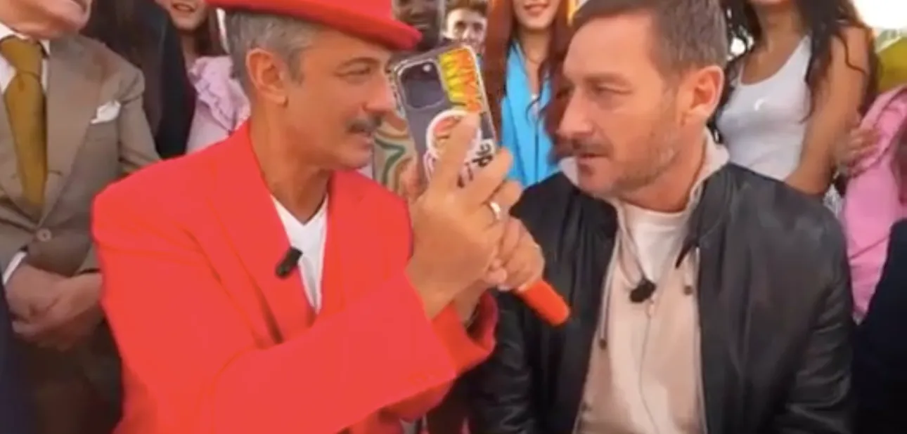 Totti grazie a Fiorello fa pace con Spalletti
