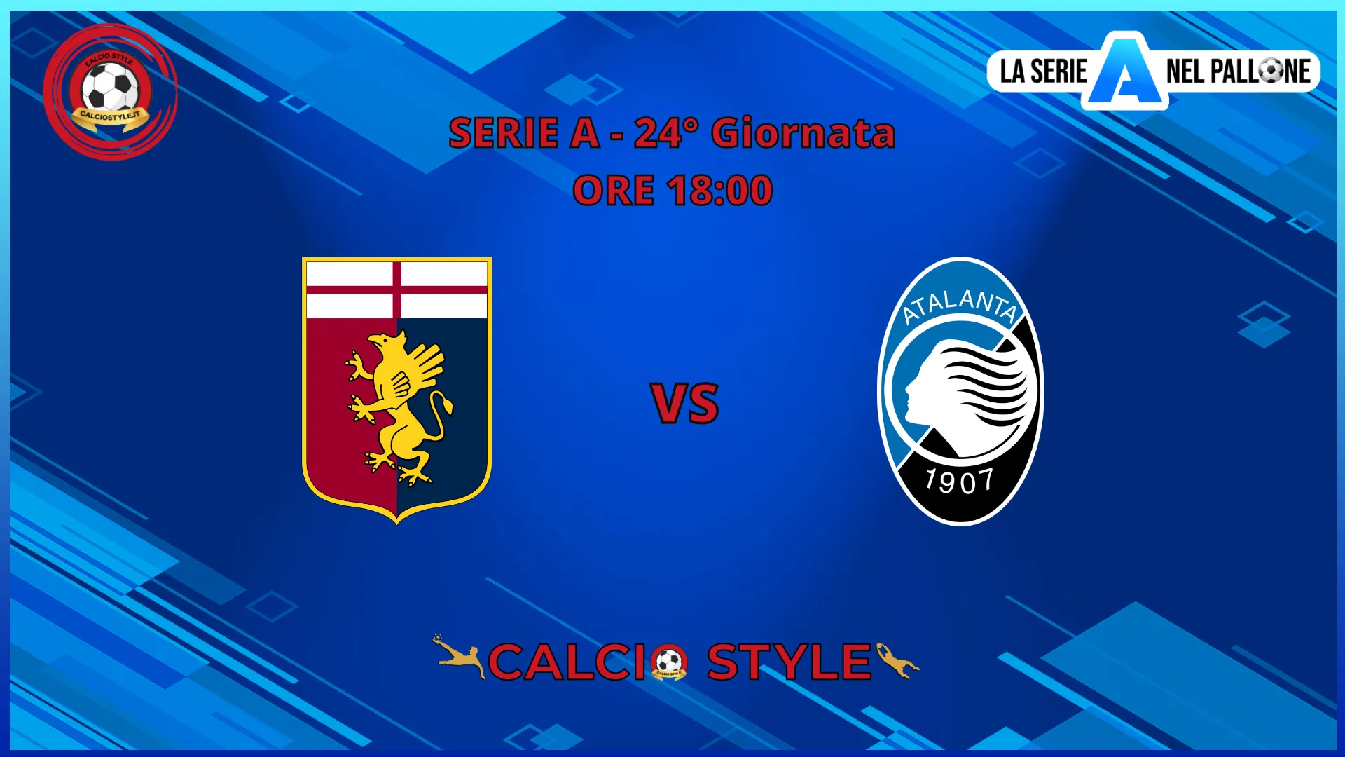 Genoa - Atalanta: probabili formazioni e dove vederla