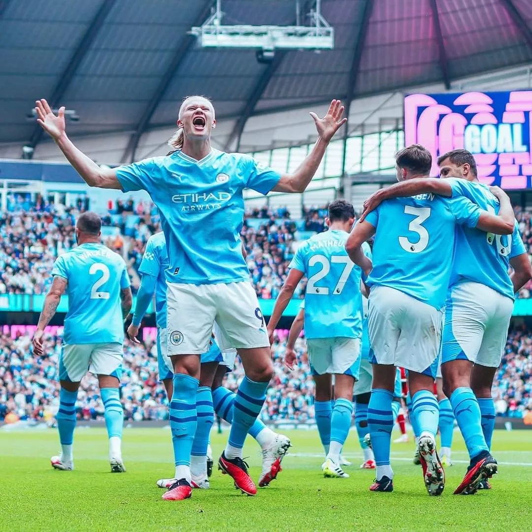 Man City, Haaland: "Mi piace la pressione. Voglio battere il record di Shearer e fare un altro Treble"
