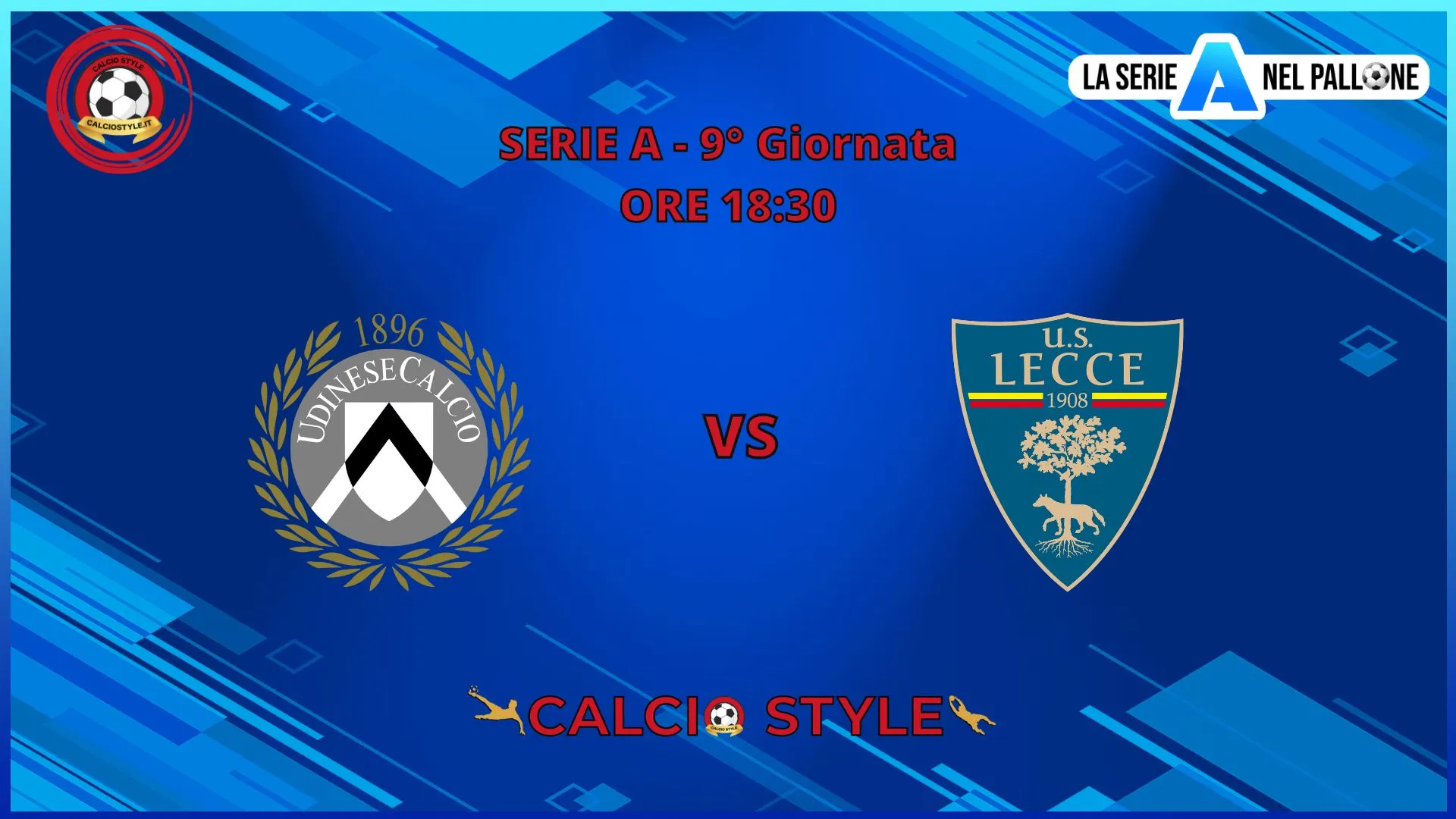 Udinese - Lecce: le formazioni ufficiali