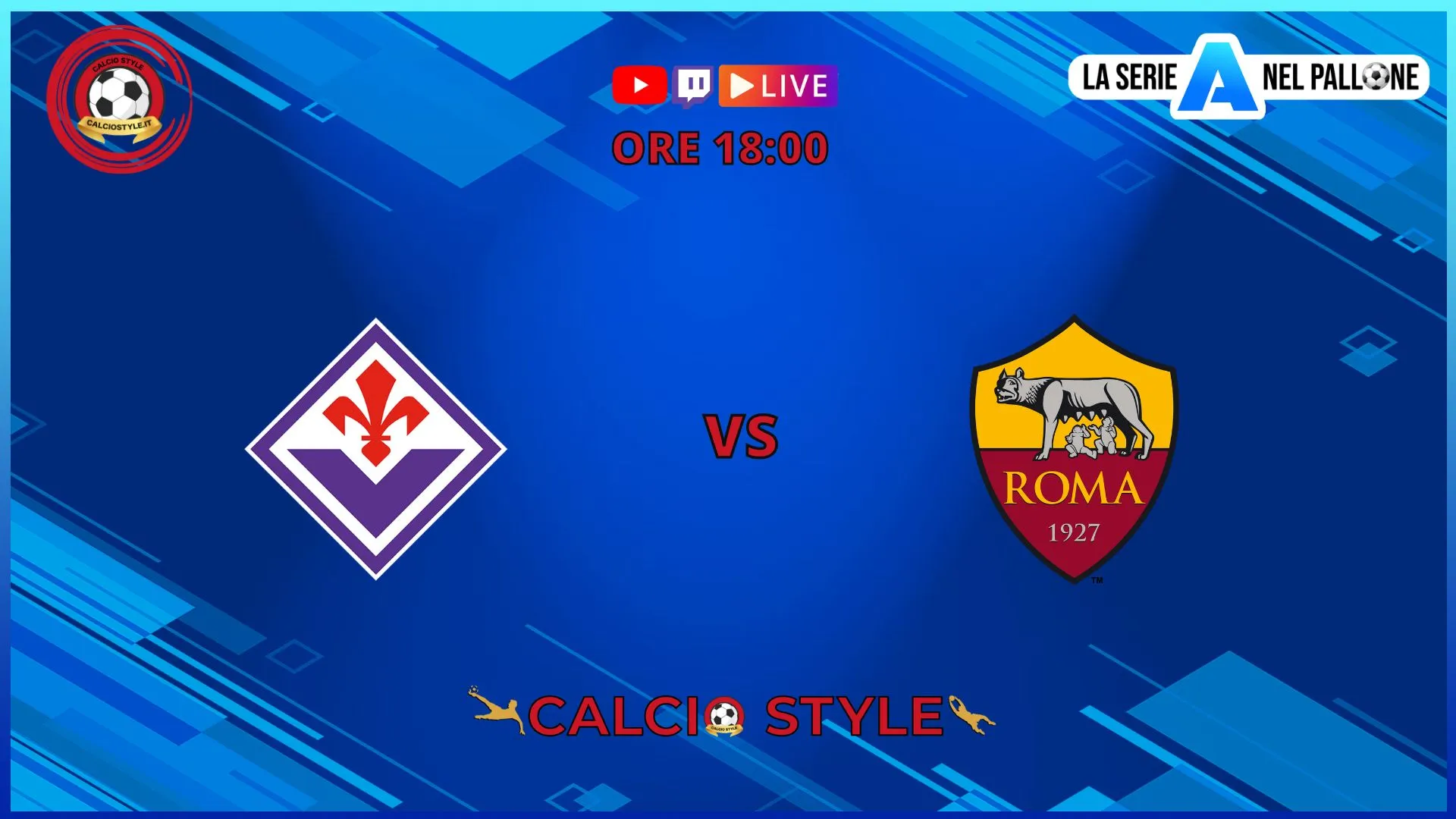 Fiorentina-Roma, le formazioni ufficiali