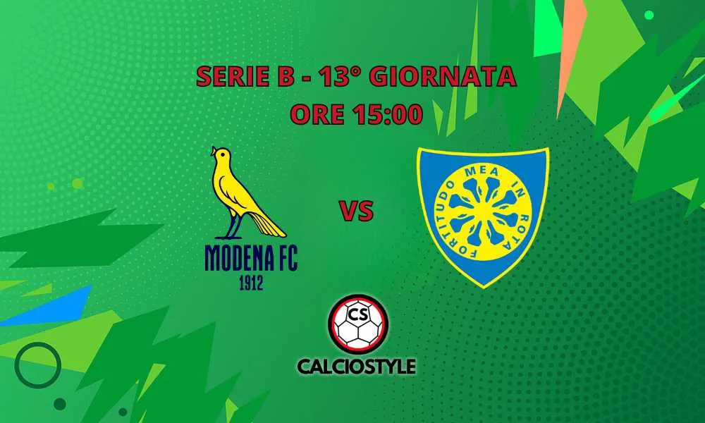Modena-Carrarese, probabili formazioni e dove vederla