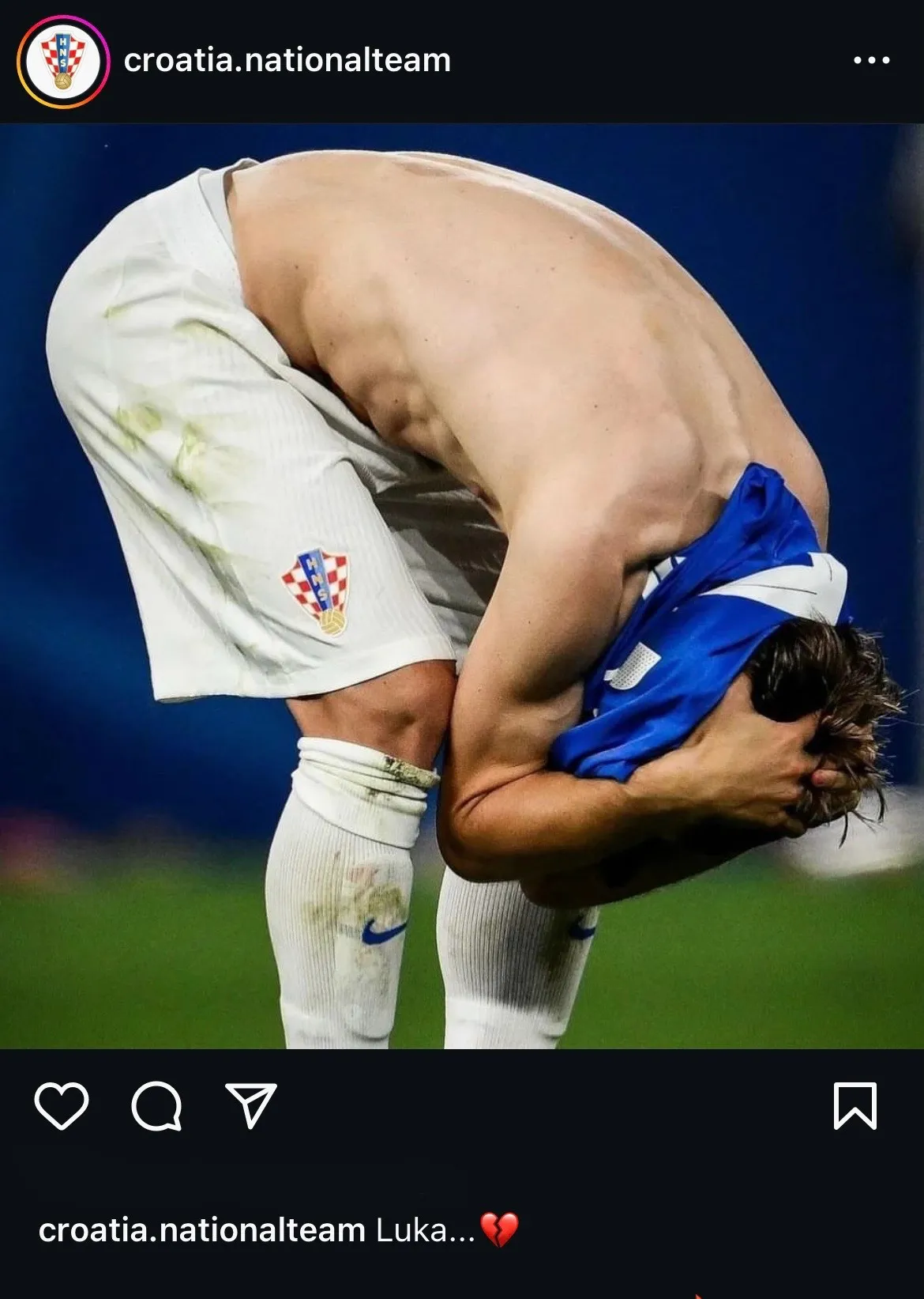 Modric in lacrime