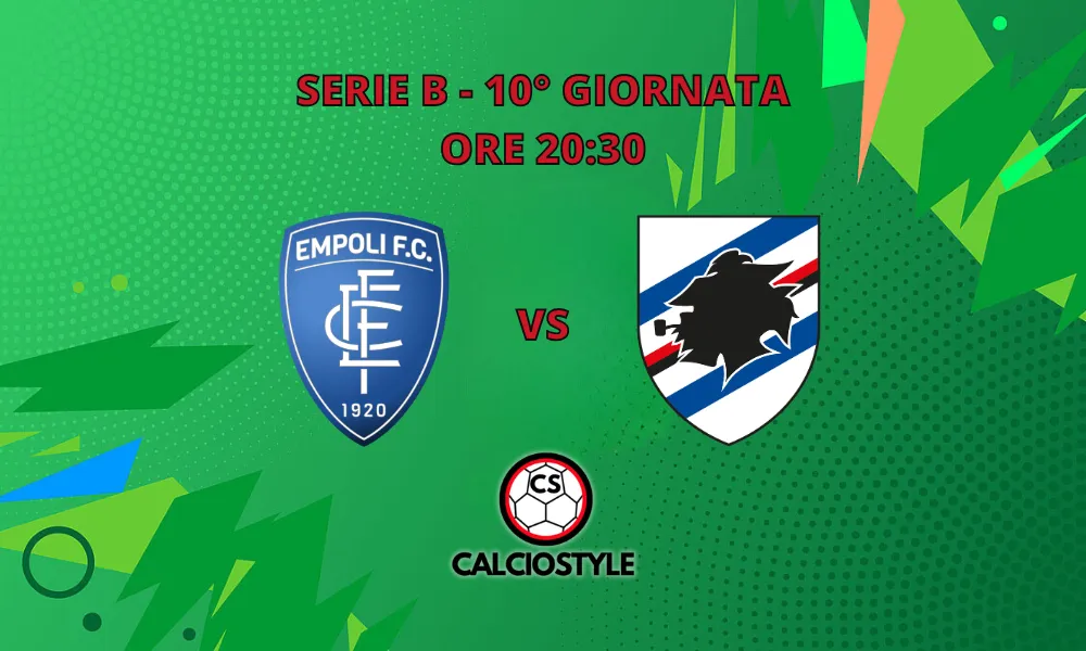 Empoli-Sampdoria, probabili formazioni e dove vederla