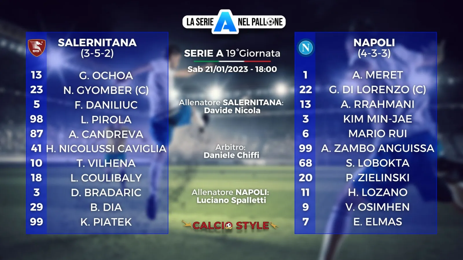 Salernitana, Napoli