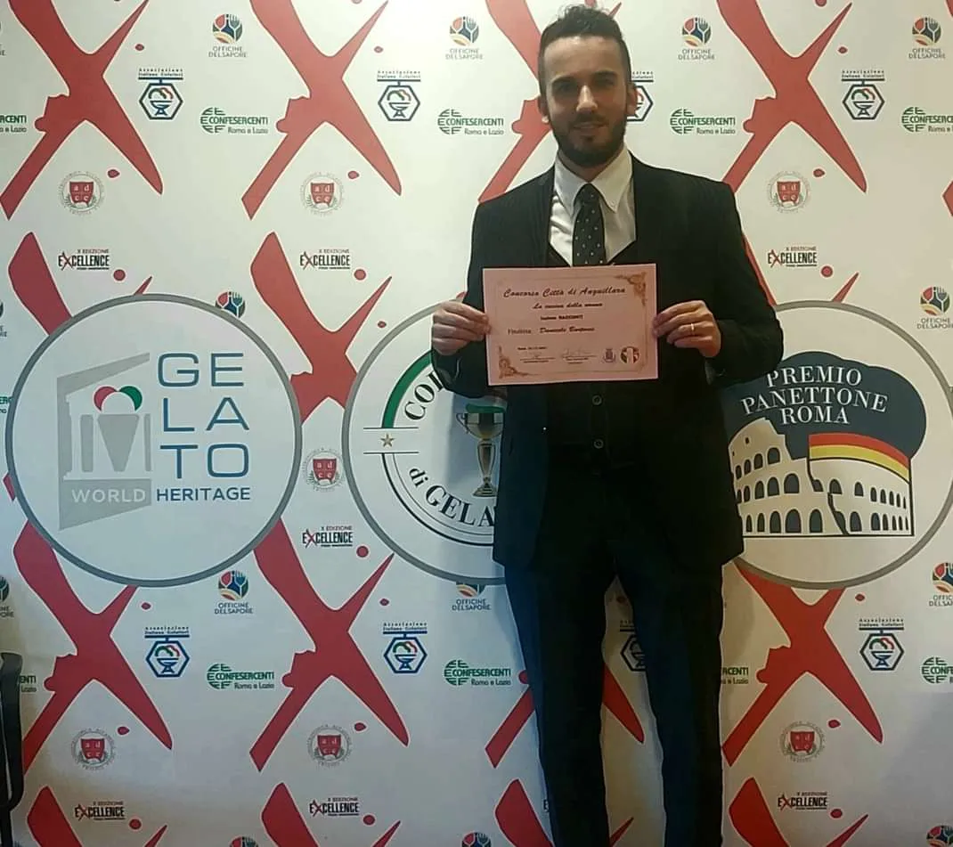 Daniele Bartocci festeggia allo Stadio Olimpico: premiato ad 'Excellence'