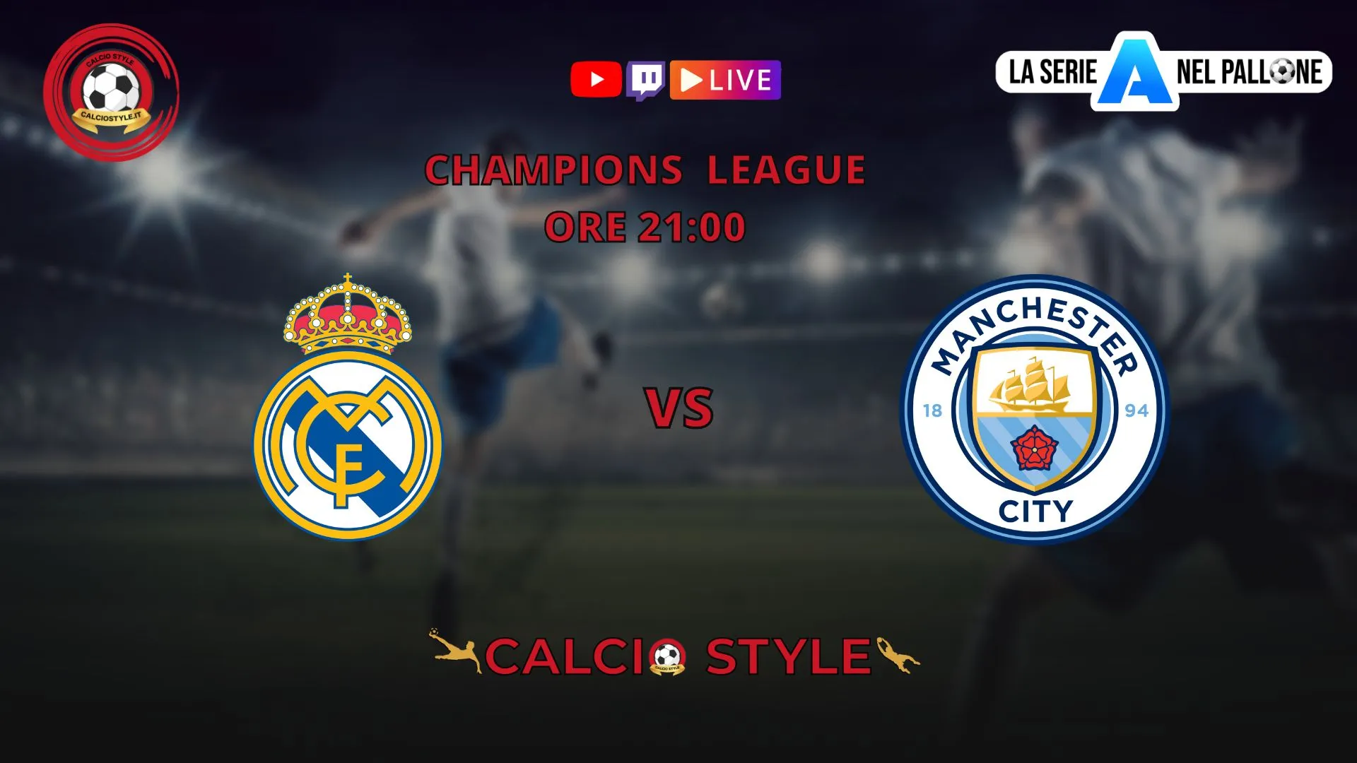 Real Madrid - Manchester City, le formazioni ufficiali