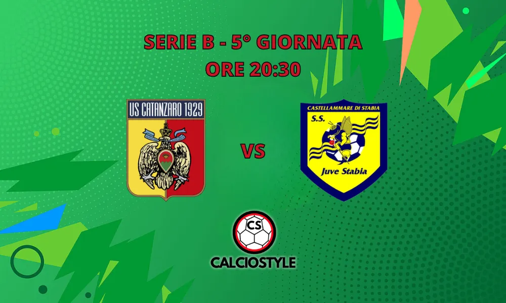 Catanzaro-Juve Stabia, probabili formazioni e dove vederla
