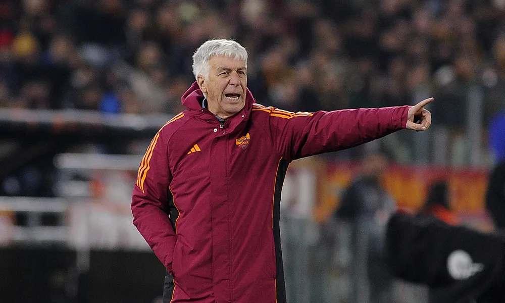 Roma, Gasperini: "Tante volte sento dire che con qualche pareggio in più saremmo molto più in alto, ma è anche vero che con qualche vittoria in meno saremmo molto più in basso"