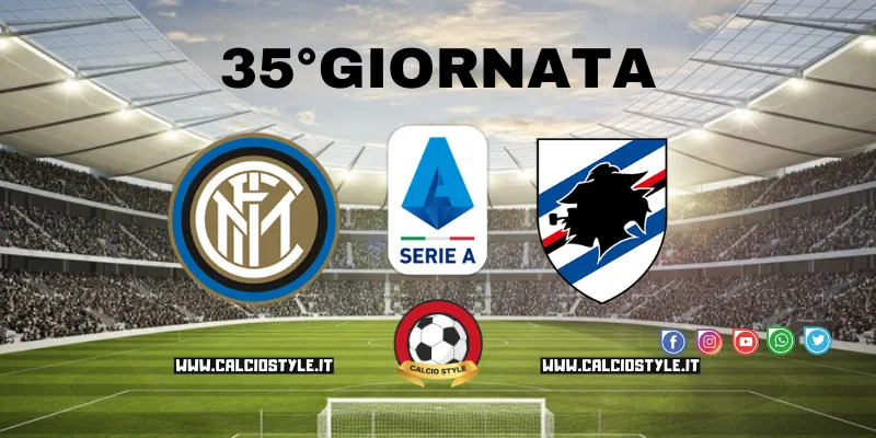 Inter-Sampdoria, probabili formazioni e dove vederla