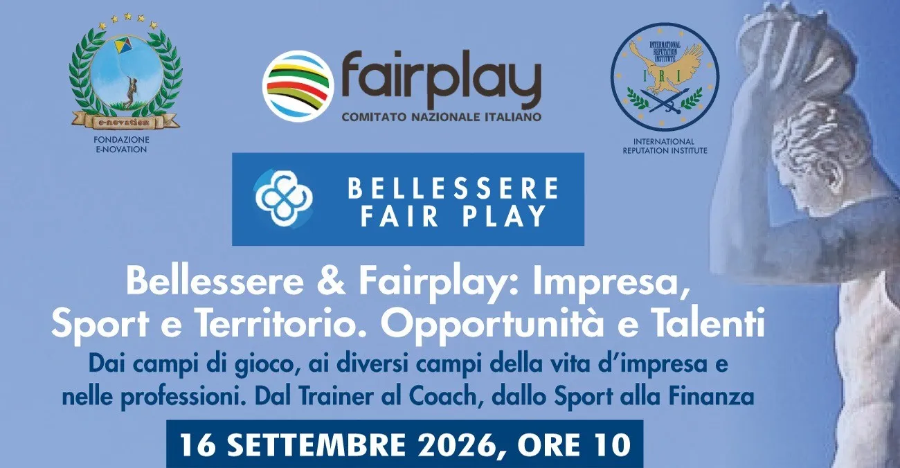 Il fair play sotto i riflettori domani al CONI