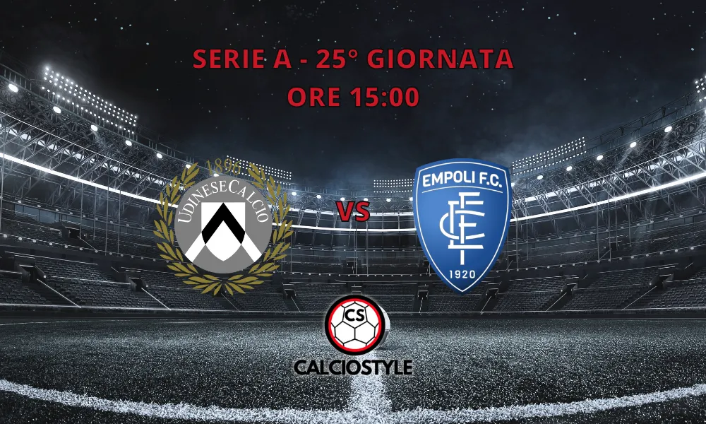 Udinese-Empoli: curiosità e statistiche