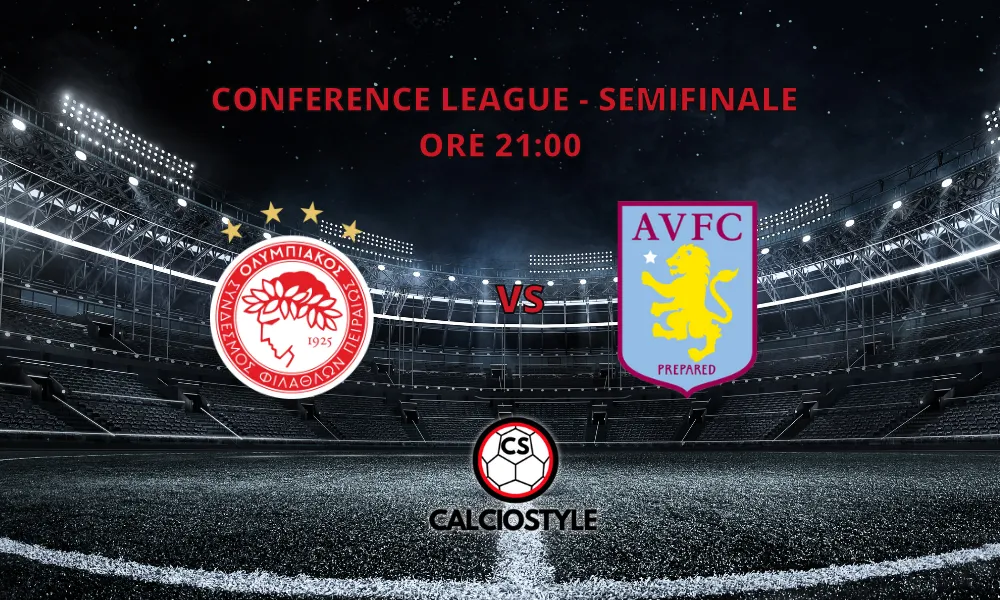Olympiacos-Aston Villa, le formazioni ufficiali