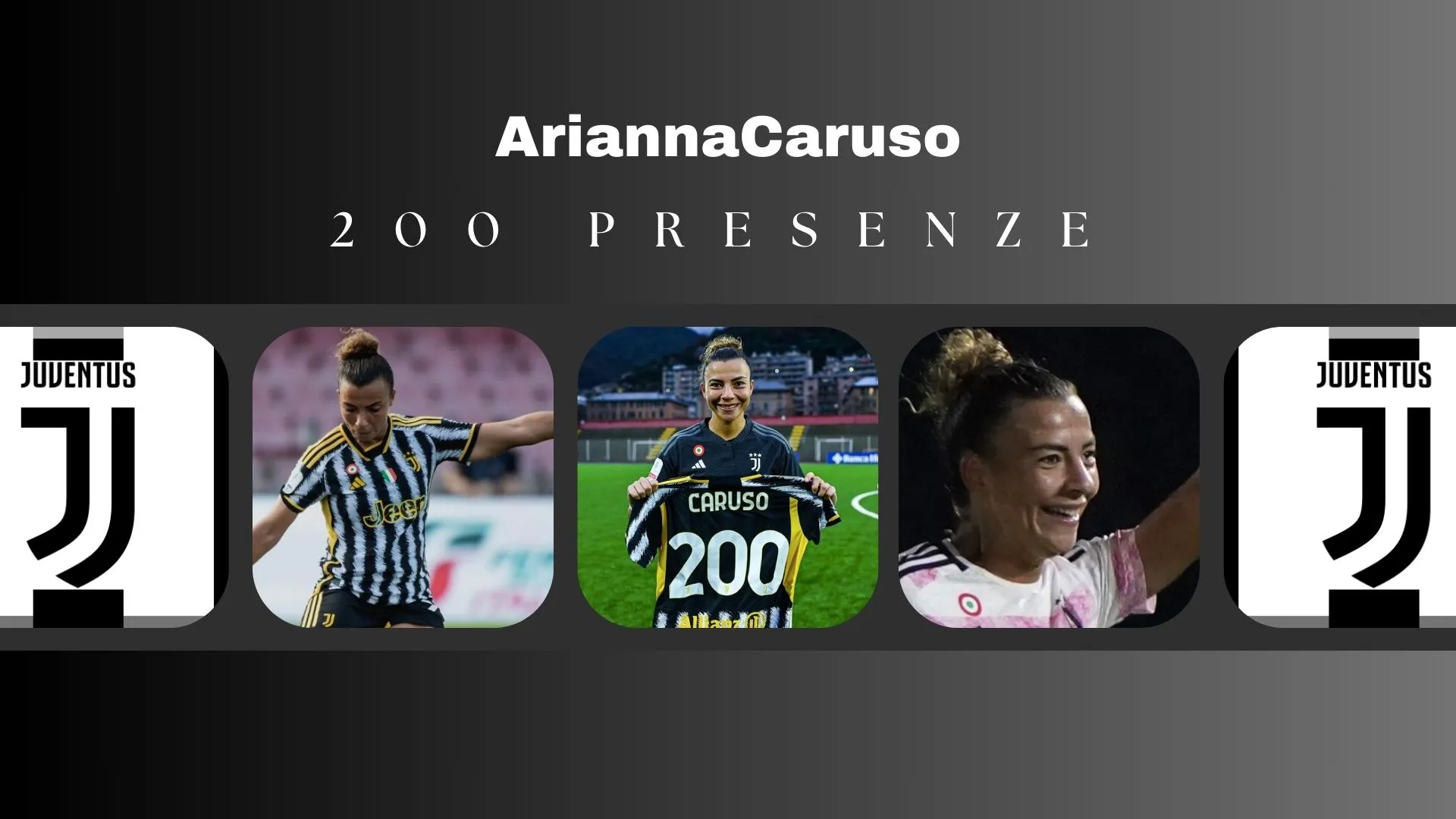Caruso 200: traguardo di presenze in bianconero