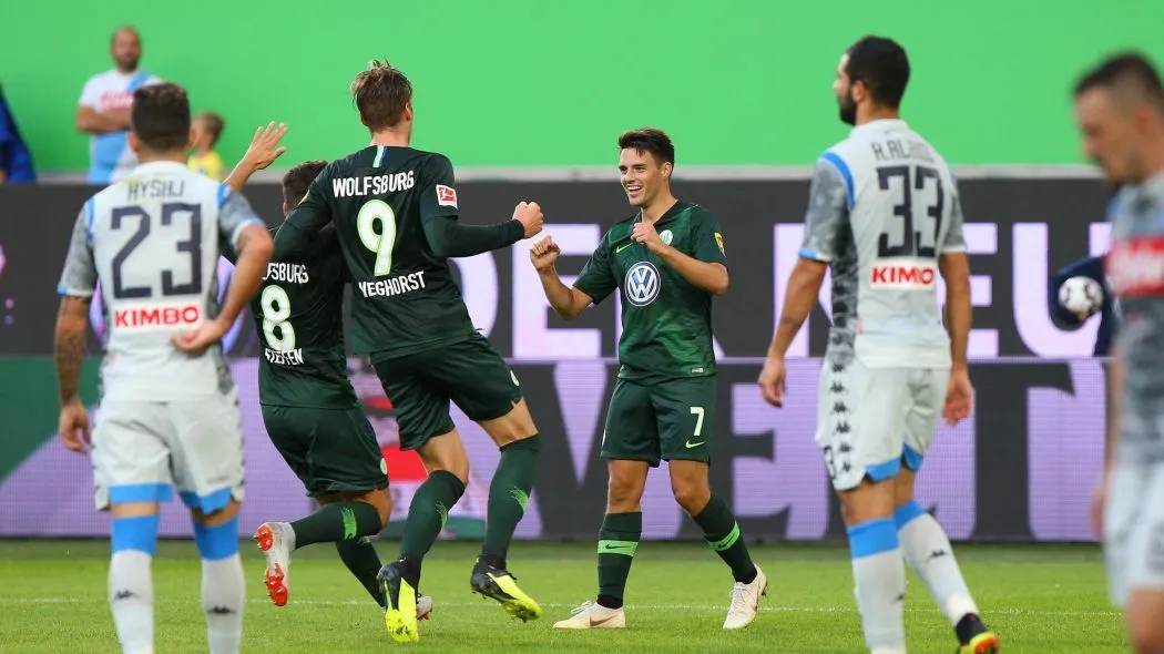 Wolfsburg-Napoli 3-1:tifosi in allarme