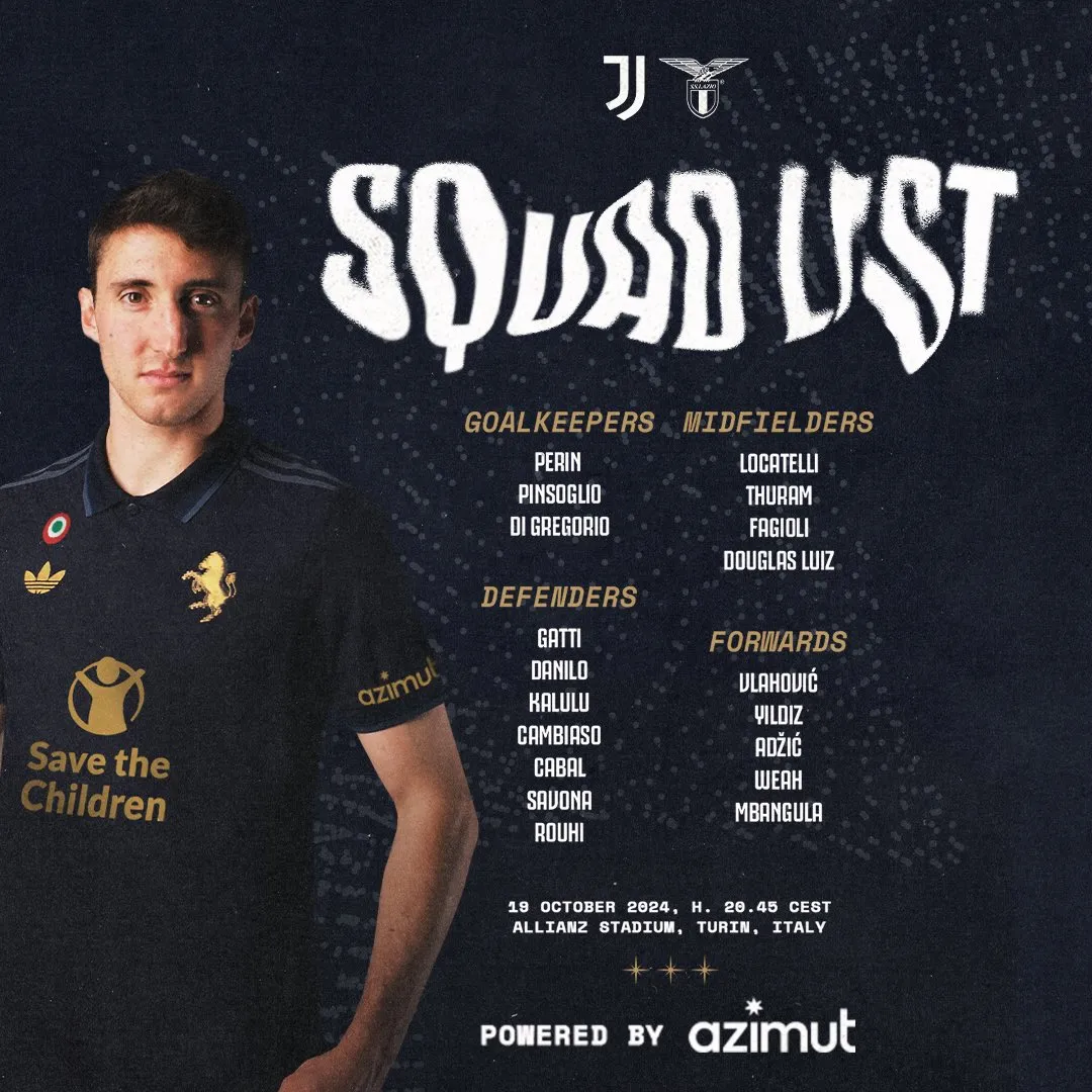 Juventus convocati