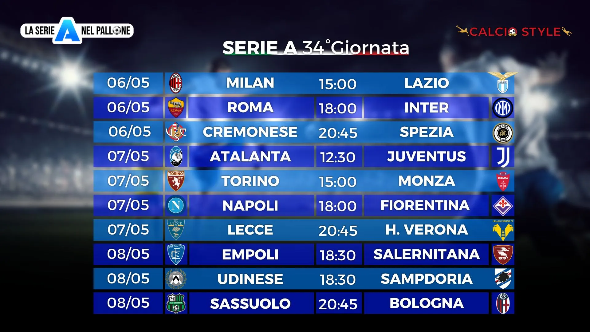 Serie A: probabili formazioni e fantaconsigli