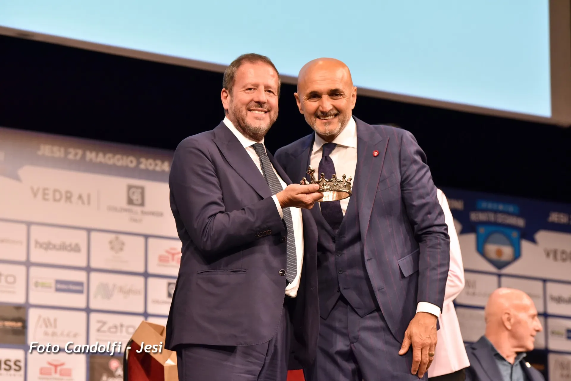 Jesi: bagno di folla per Luciano Spalletti al Cesarini