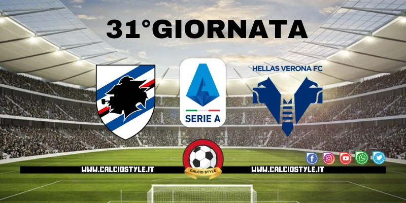 Sampdoria-Verona: probabili formazioni e dove vederla
