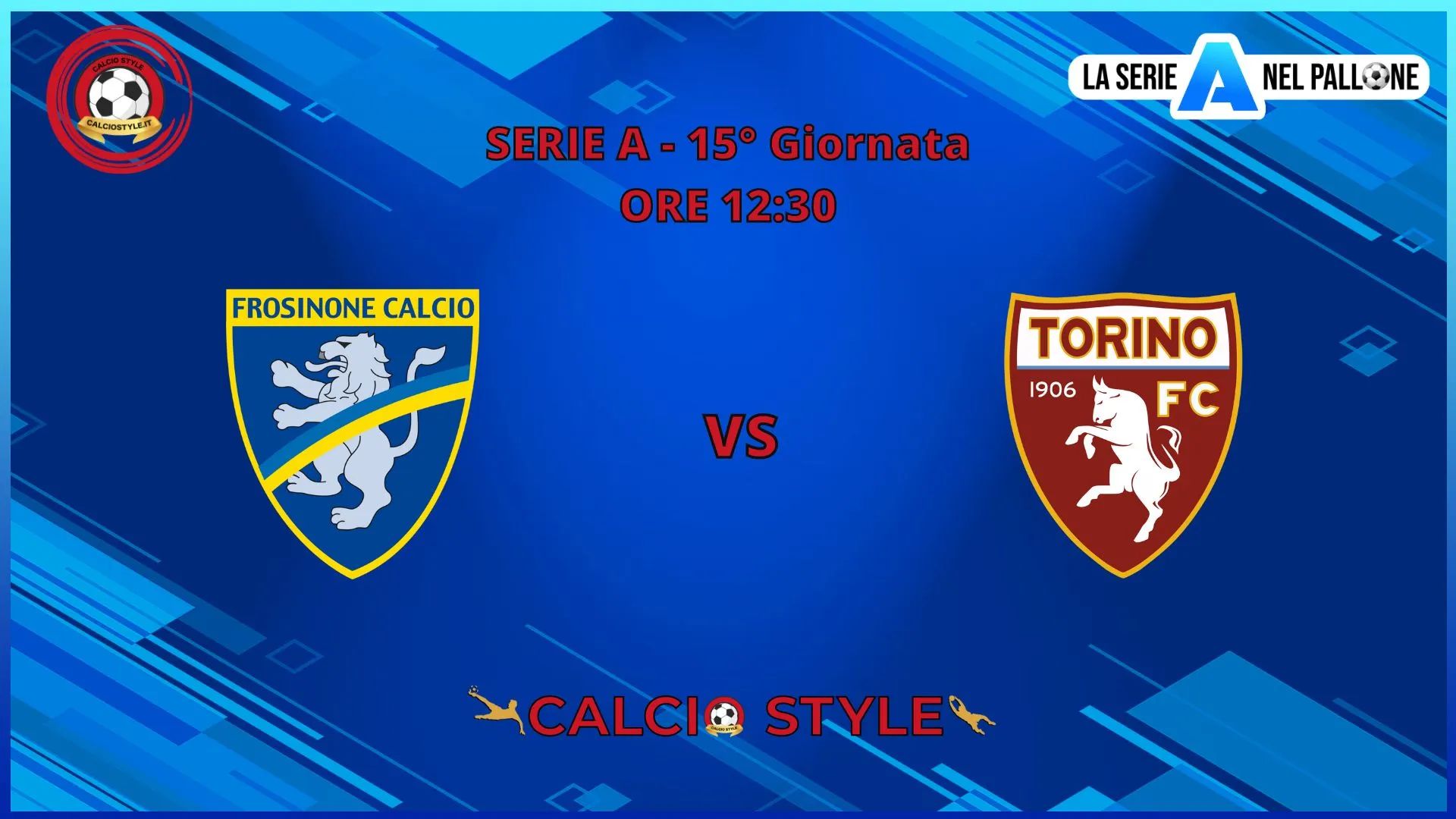 Frosinone-Torino, le formazioni ufficiali